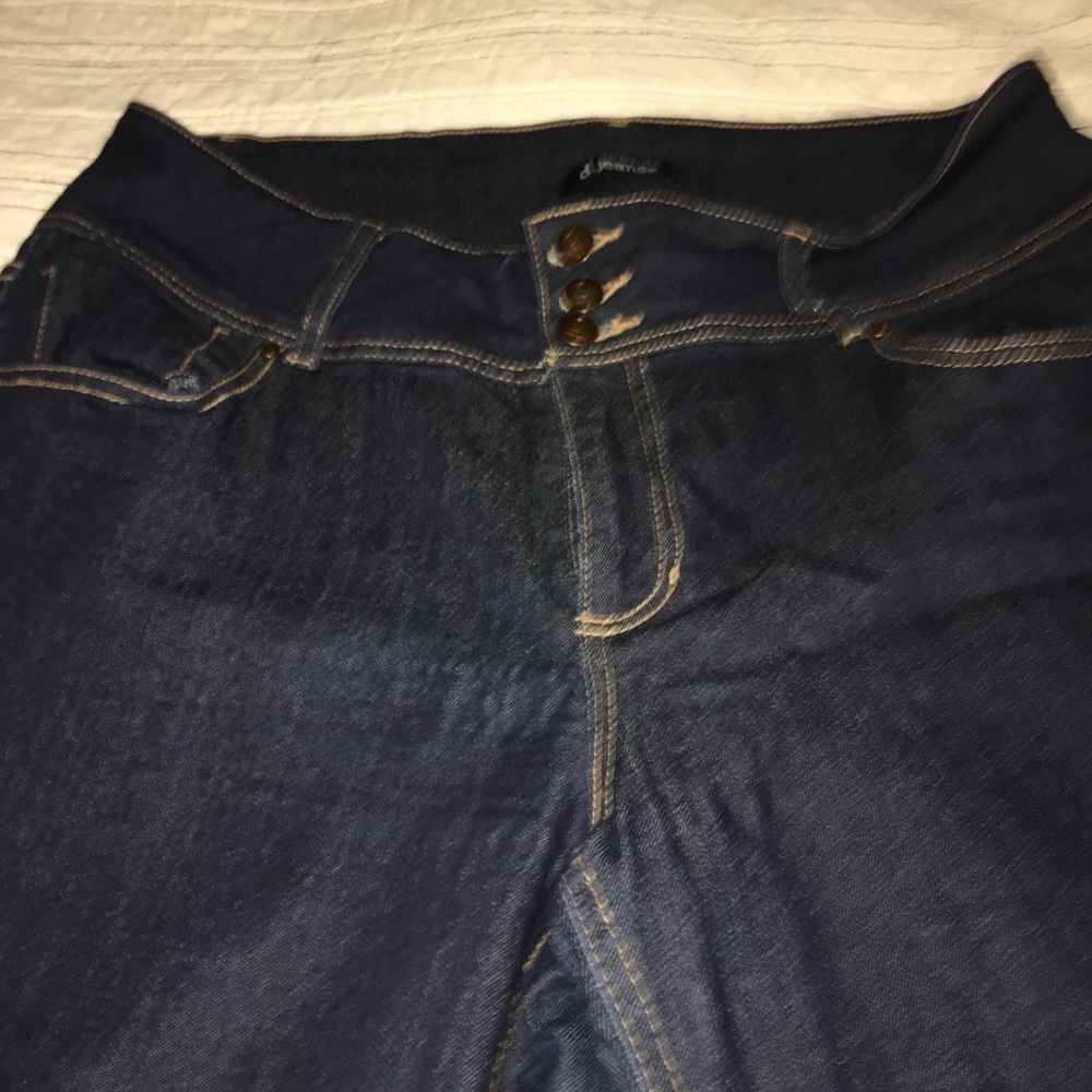 High rise stretchy skinny jeans